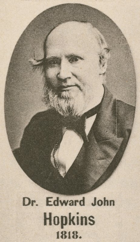 Dr Edward John Hopkins (gravür) by English School