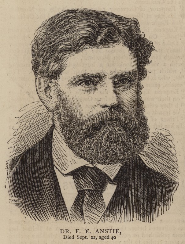 Dr F E Anstie (gravür) by English School