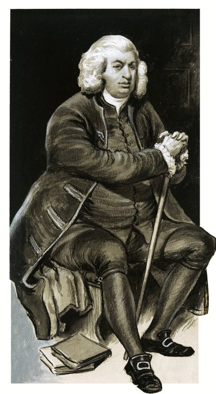 Dr Johnson by English School