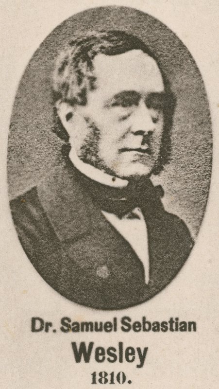 Dr Samuel Sebastian Wesley (gravür) by English School