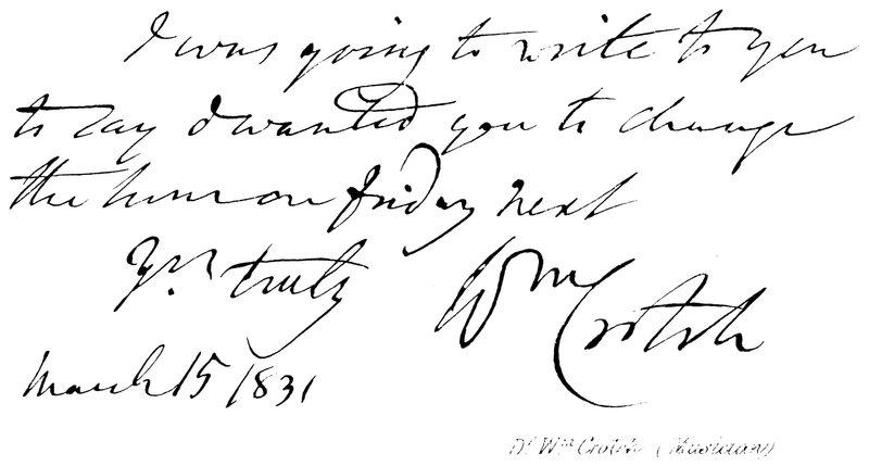 Dr Wm Crotch, (Müzisyen) by English School