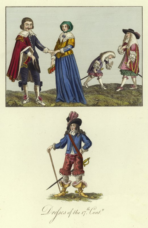 17. Yüzyılın Elbiseleri by English School