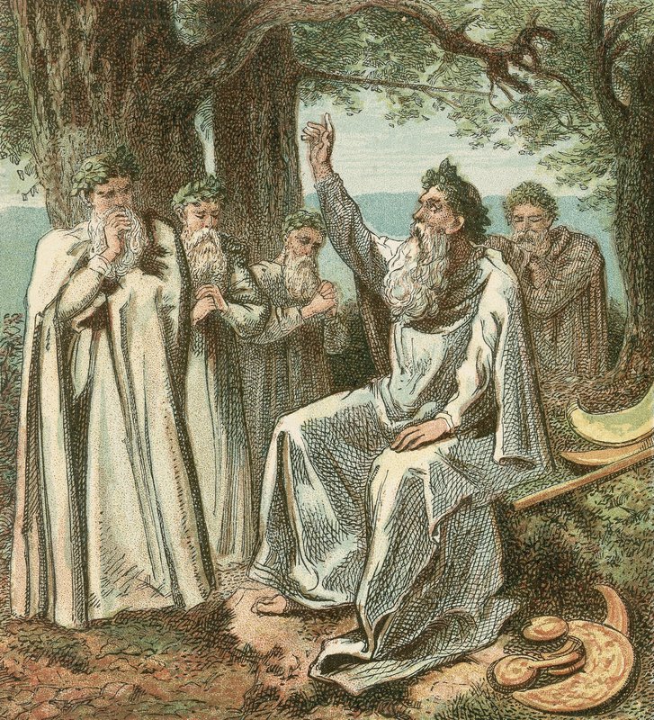 Druidler veya İngiliz Rahipler by English School