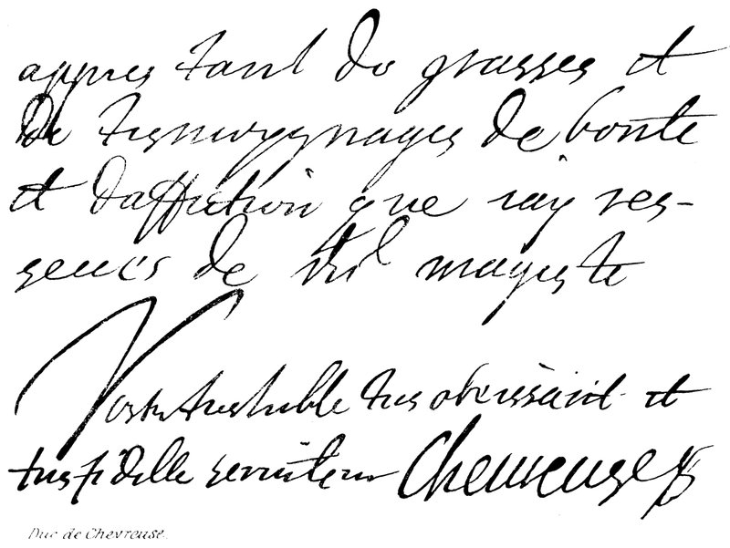 Chevreuse Dükü by English School