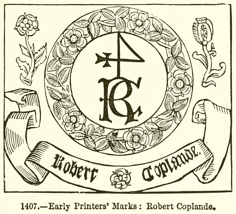 Erken Yazıcı Markaları: Robert Coplande by English School
