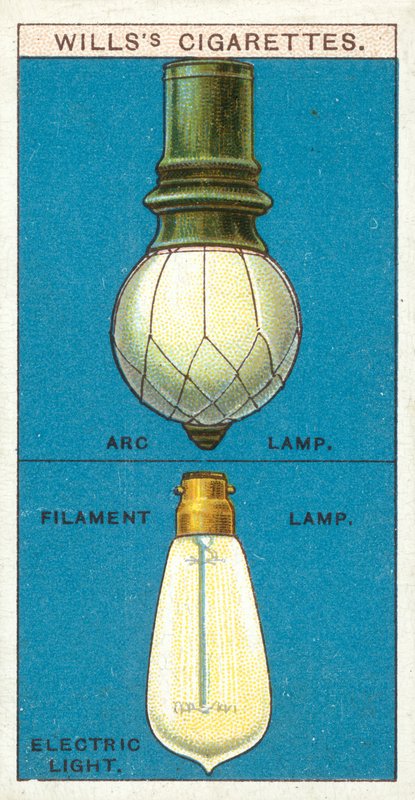 Elektrik Işığı (kromolitho) by English School
