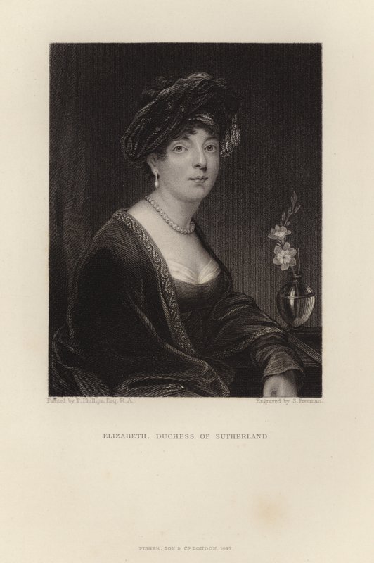 Sutherland Elizabeth Düşesi by English School