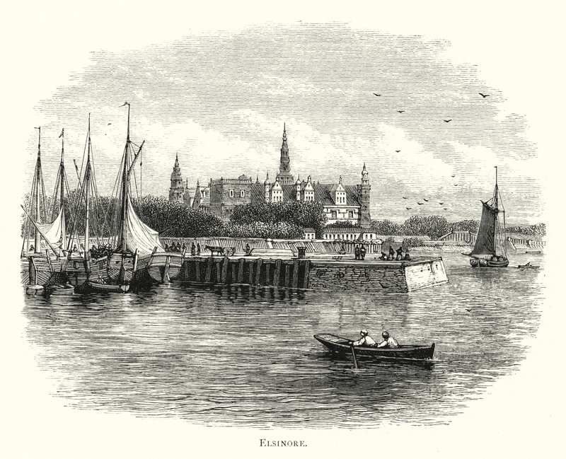 Elsinore (gravür) by English School