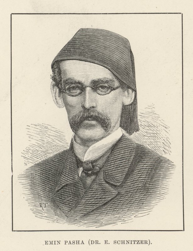 Emin Paşa (Dr E Schnitzer) (gravür) by English School