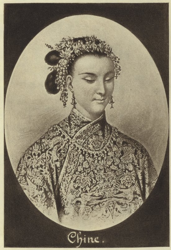 İmparatoriçe Dowager Cixi (fotogravür) by English School