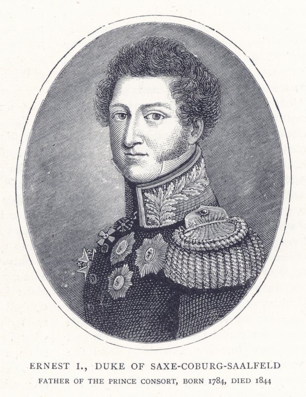 Ernest I, Saxe-Coburg-Saalfeld Dükü by English School