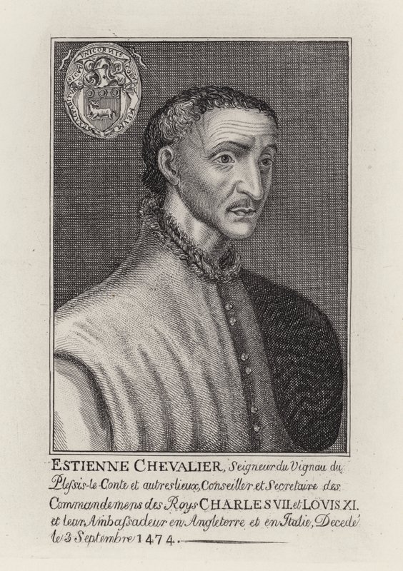 Estienne Chevalier (gravür) by English School