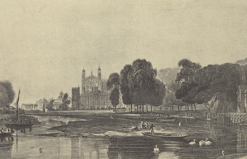 Eton Koleji, Wharf ile (gravür) by English School
