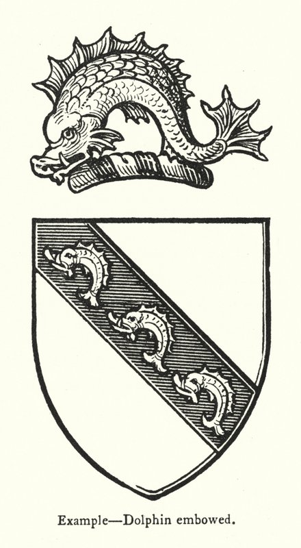 Örnek, yunus gömülü (gravür) by English School