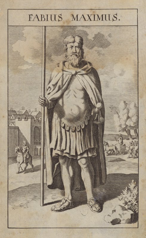 Fabius Maximus, Romalı politikacı ve general (gravür) by English School