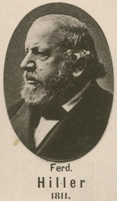 Ferdinand Hiller (gravür) by English School