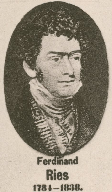 Ferdinand Ries (gravür) by English School