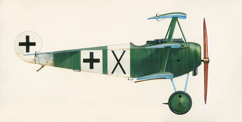 Fokker Dr 1 Triplane by English School