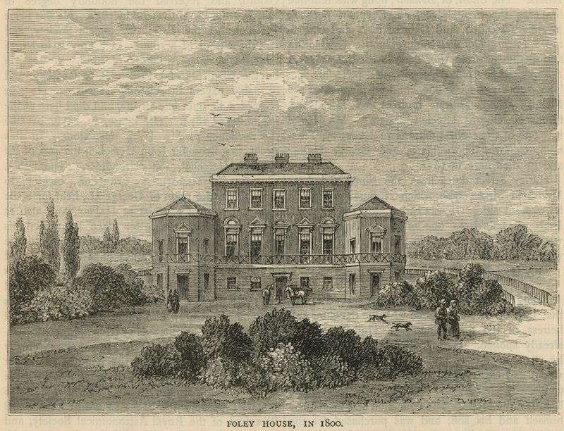 1800 yılında Foley Evi by English School
