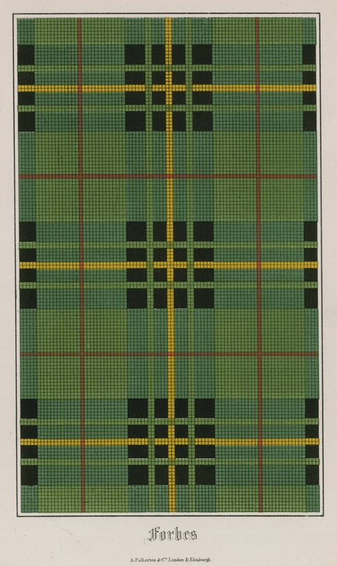 Forbes tartan by English School