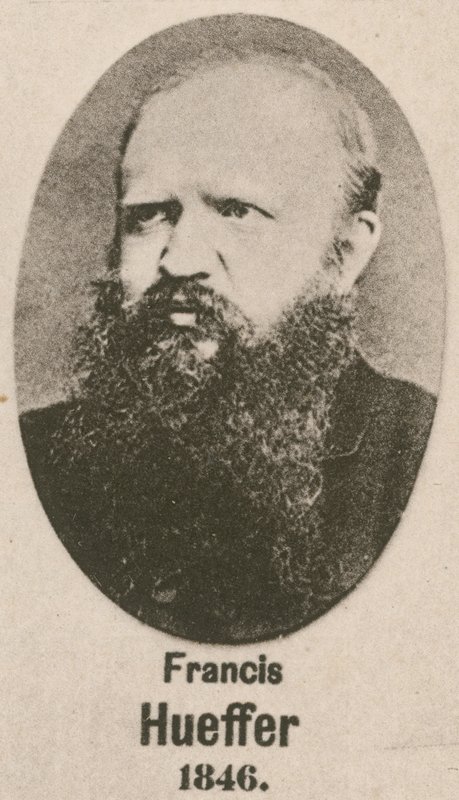 Francis Hueffer (gravür) by English School