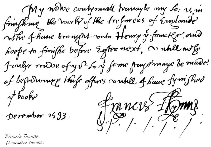 Francis Thynne, (Lancaster Herald) by English School