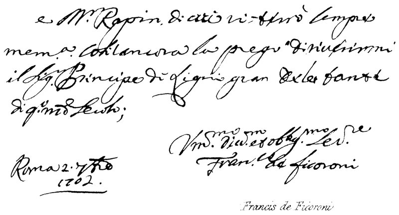 Francis de Ficoroni by English School