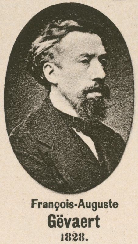 Francois-Auguste Gevaert (gravür) by English School