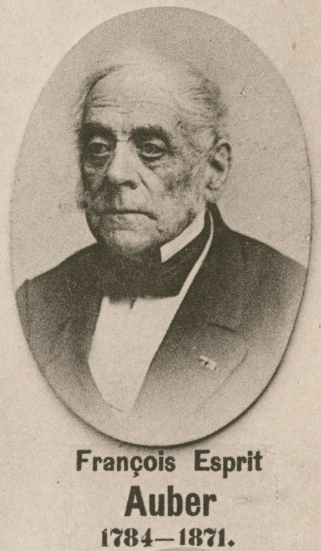 François Esprit Auber (gravür) by English School