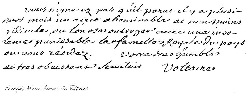 François Marie Arouet de Voltaire by English School