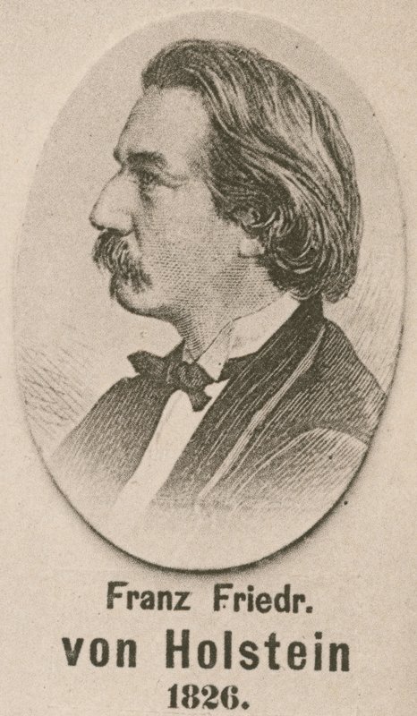 Franz Friedrich von Holstein (gravür) by English School