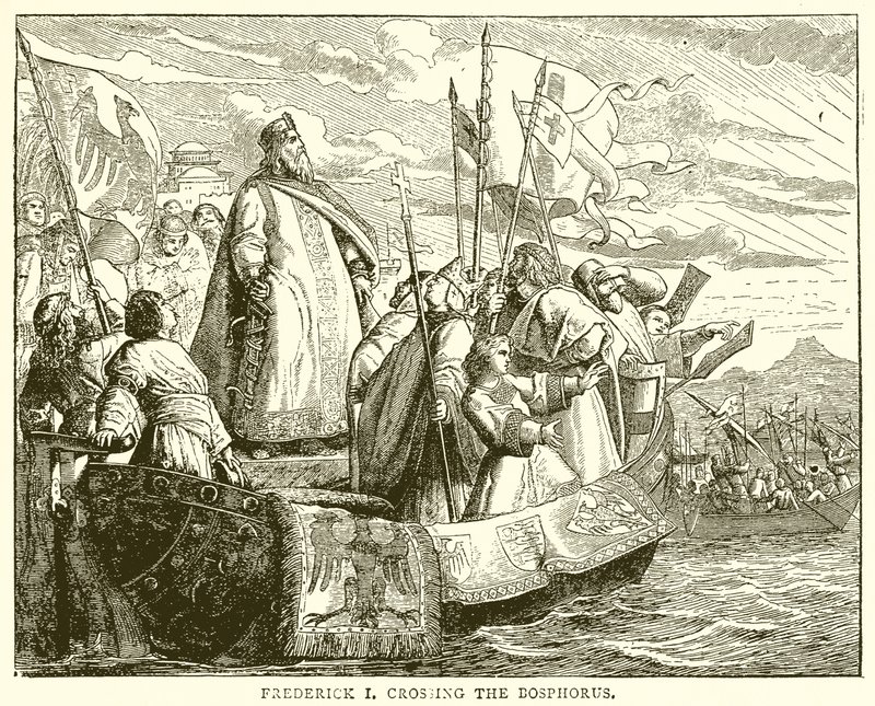 I. Friedrich Boğaz'ı geçerken by English School