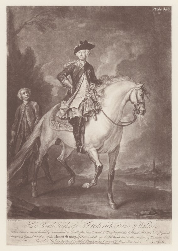 Frederick, Galler Prensi (lito) by English School