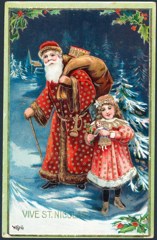 Fransız Noel kartı by English School