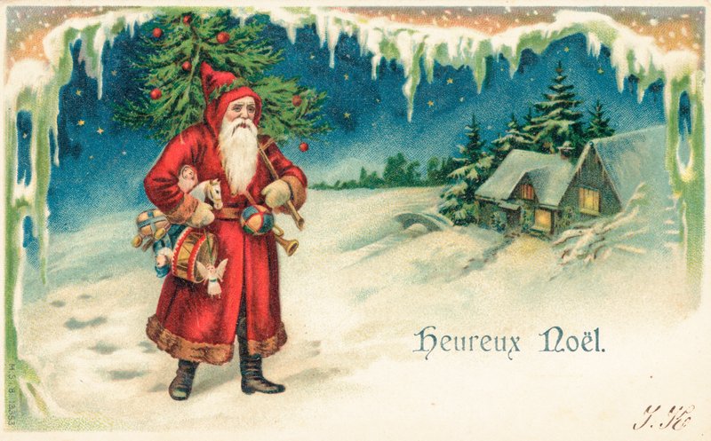 Fransız Noel kartı by English School