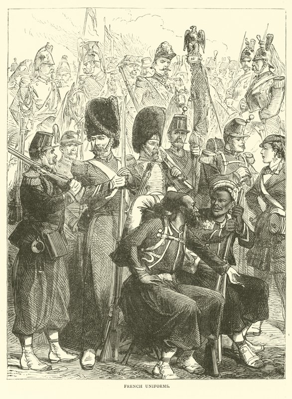 Fransız üniformaları, Eylül 1870 by English School
