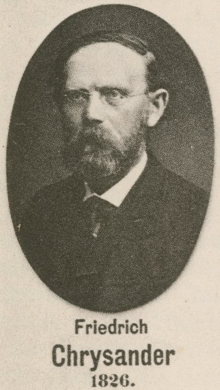 Friedrich Chrysander (gravür) by English School