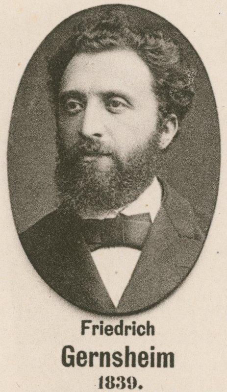 Friedrich Gernsheim (gravür) by English School