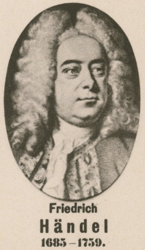 Friedrich Handel (gravür) by English School