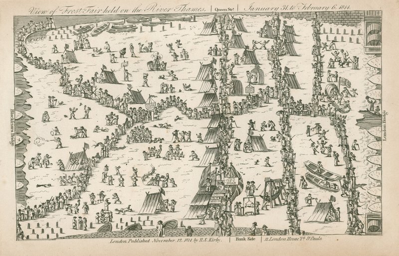 1814 Frost Fuarı by English School