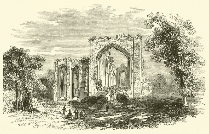 Furness Manastırı (gravür) by English School