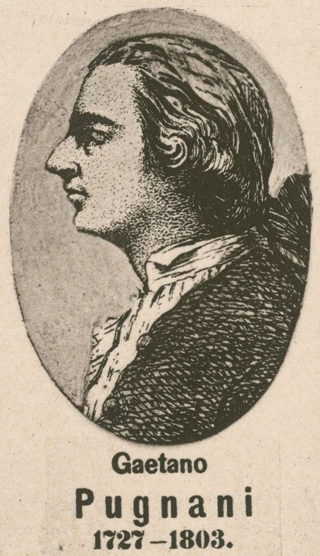 Gaetano Pugnani (gravür) by English School