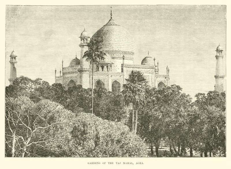 Tac Mahal Bahçeleri, Agra by English School