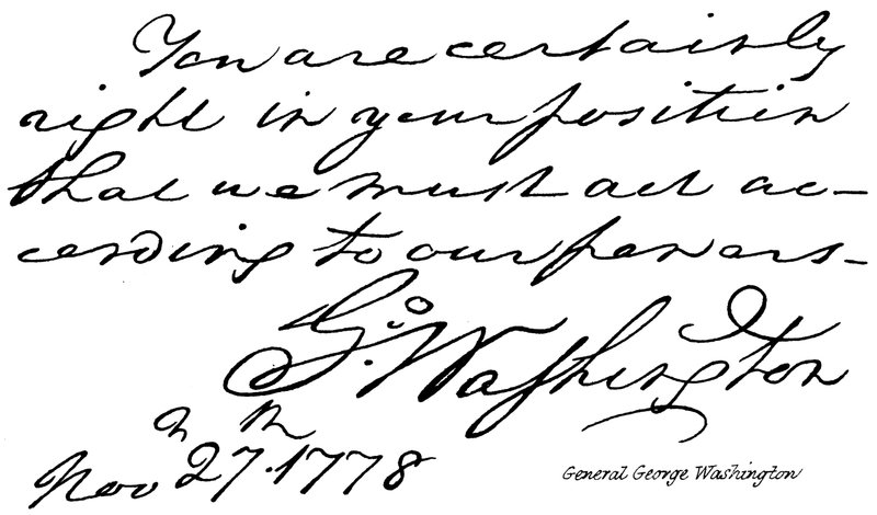 General George Washington by English School