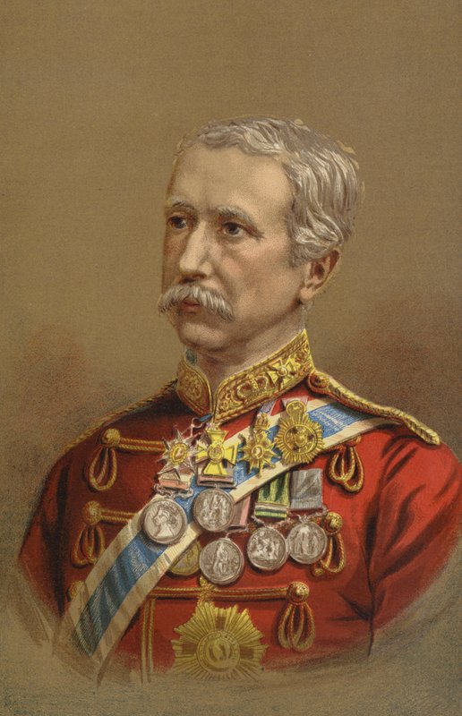 General Lord Wolseley, GCB (kromolito) by English School