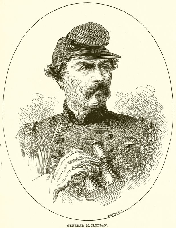 General McClellan by English School