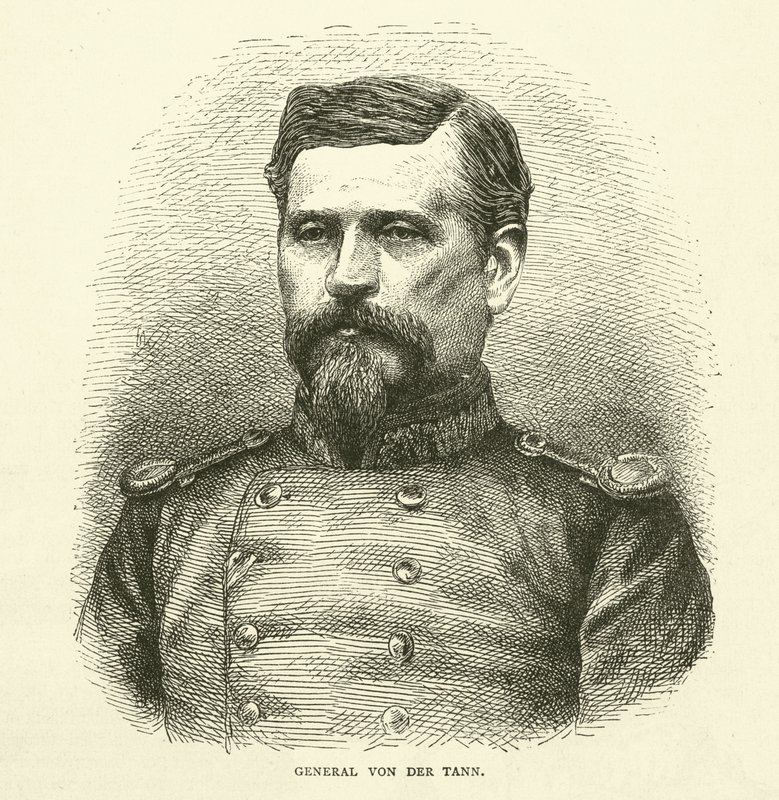 General Von der Tann, Eylül 1870 by English School