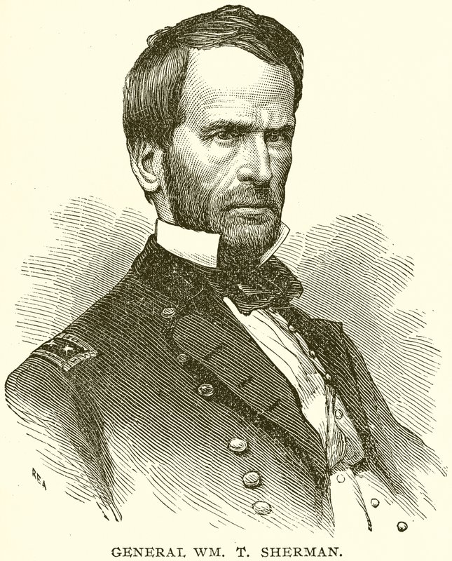 Genel WM. T. Sherman by English School