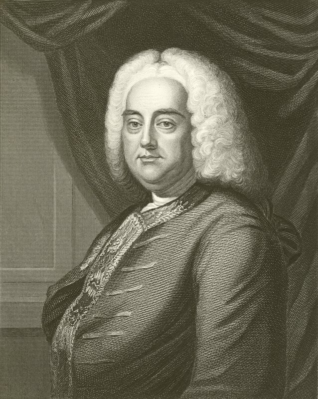 George F. Handel by English School