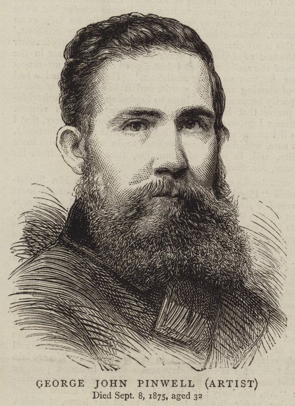 George John Pinwell, Sanatçı (gravür) by English School